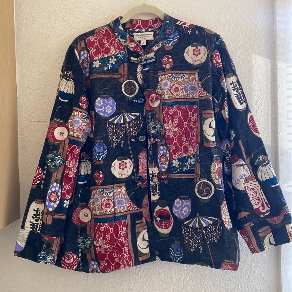 Norm Thompson Oriental Printed Jacket